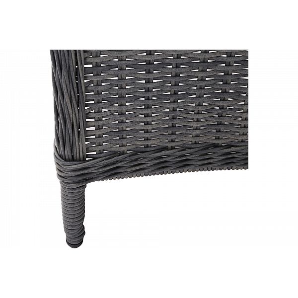 Садові меблі з техноротангу Bristol 230 см Grey / Grey Melange 8+1