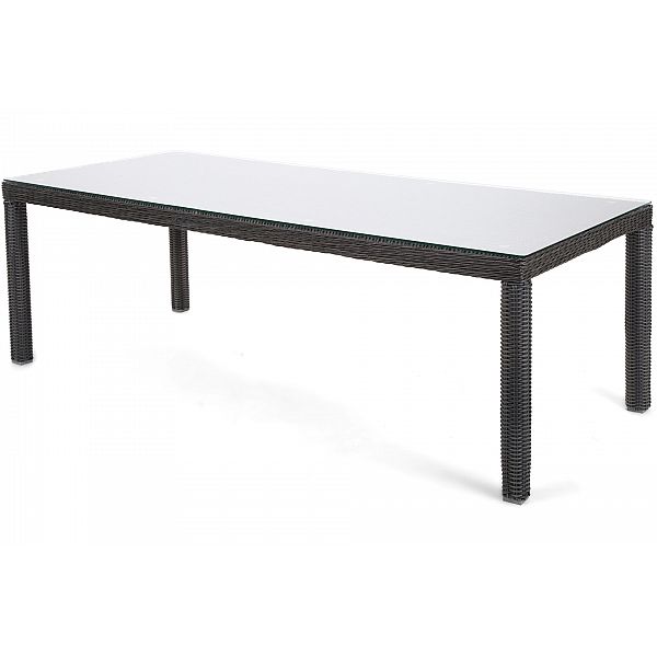 Садові меблі з техноротангу Bristol 230 см Grey / Grey Melange 8+1