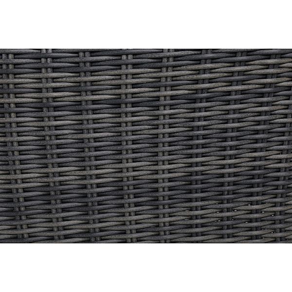 Садові меблі з техноротангу Bristol 230 см Grey / Grey Melange 8+1