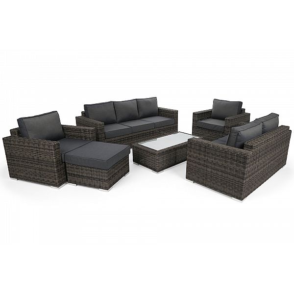 Садові меблі з техноротангу Perugia Olive / Grey