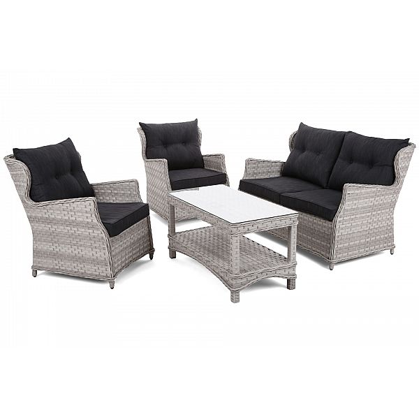 Садові меблі з техноратангу Siena Light Grey / Grey