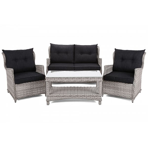 Садові меблі з техноратангу Siena Light Grey / Grey