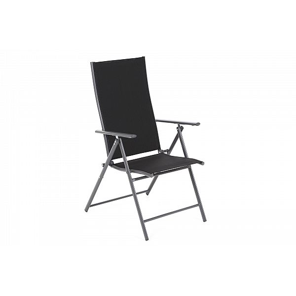 Металеве садове крісло Casablanca Grey / Black
