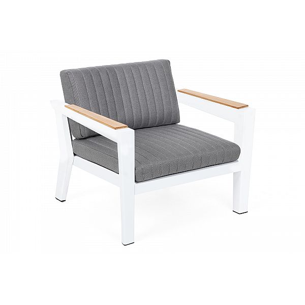 Алюмінієві садові меблі Madagascar White / Grey