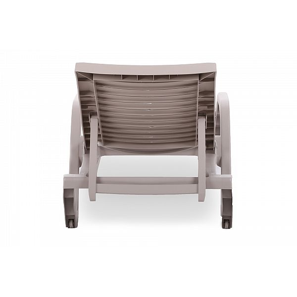 Садовий шезлонг Havana Basic Taupe зі столиком