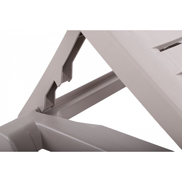 Садовий шезлонг Havana Basic Taupe зі столиком