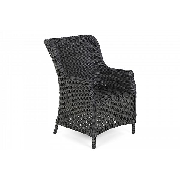 Садові меблі з техноротангу Bristol Alu 220 cm Grey / Grey Melange 8+1