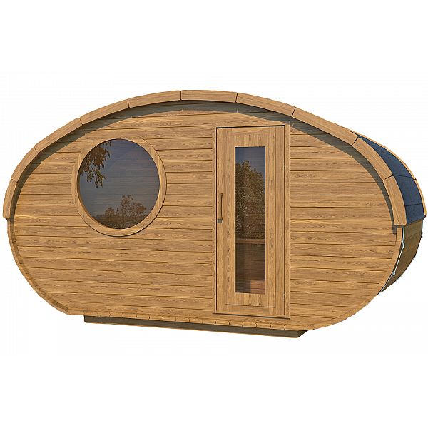 Вулична фінська сауна Hobbit Mini CLT 195 x 400 см