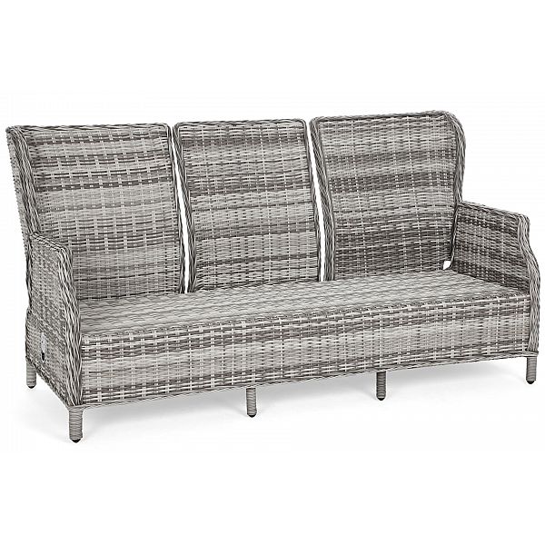 Садові меблі з техноратангу Trivento Plus Light Grey / Grey Melange