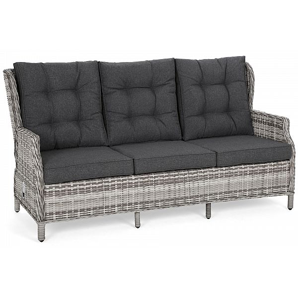 Садові меблі з техноратангу Trivento Plus Light Grey / Grey Melange