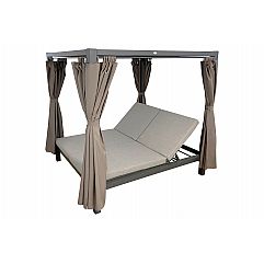 Садове ліжко Bali Grey / Brown Melange