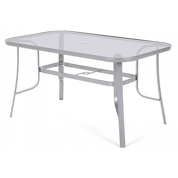 Алюмінієві садові меблі Toscana Alu Silver / Black 6+1