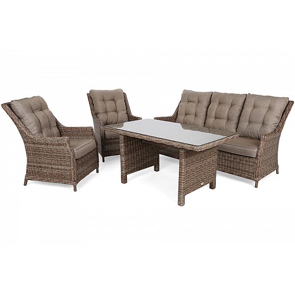 Садовая мебель из техноротанга Аликанте Джинджер/Коричневый Меланж