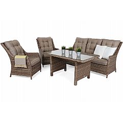 Садовая мебель из техноротанга Аликанте Джинджер/Коричневый Меланж