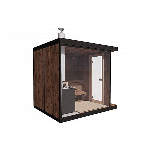 TerModula уличная финская сауна 250 x 210 см
