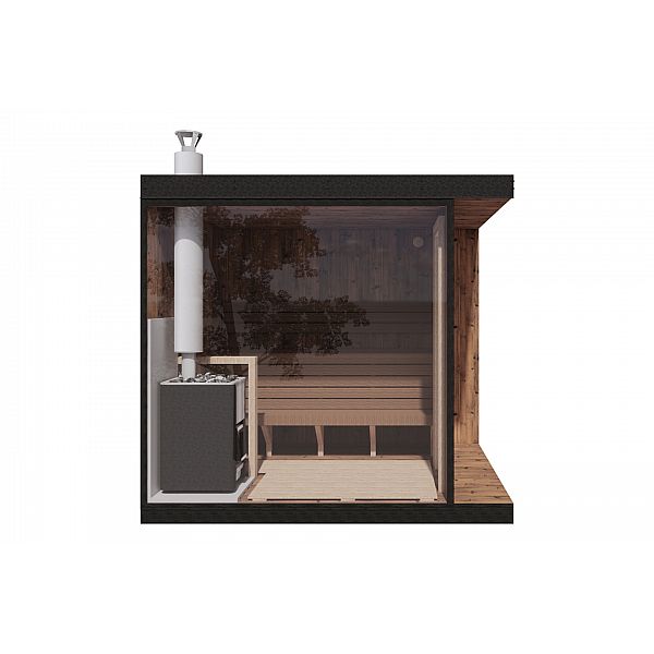 TerModula уличная финская сауна 250 x 210 см