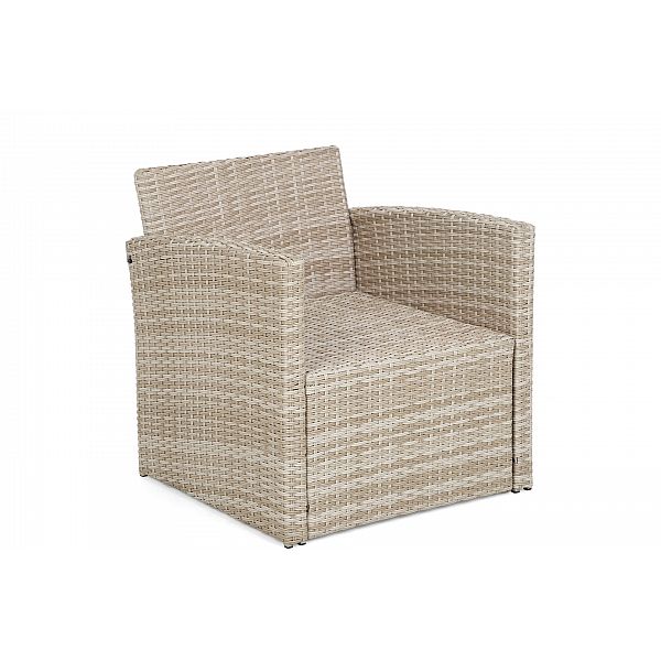 Садові меблі з техноратангу Santiago Beige / Beige Melange