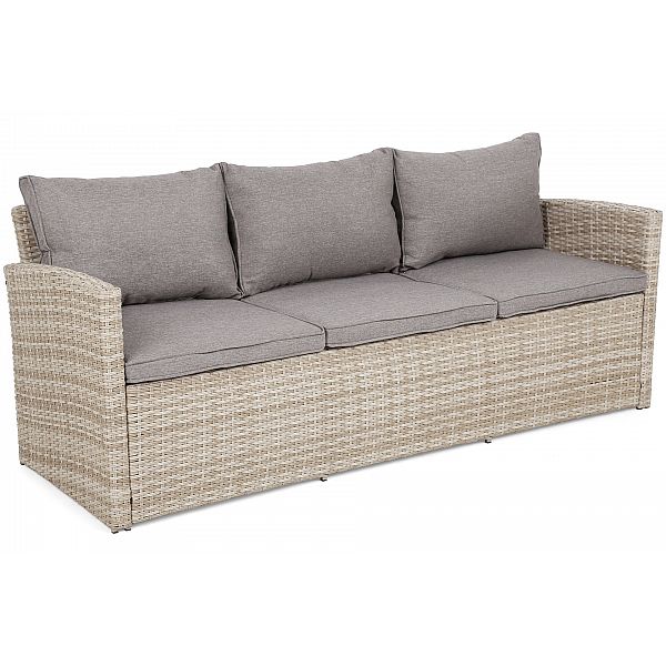 Садові меблі з техноратангу Santiago Beige / Beige Melange