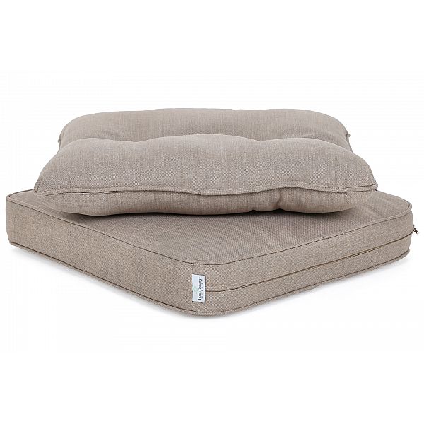 Кутові садові меблі з техноротангу Windsor Ginger / Brown Melange