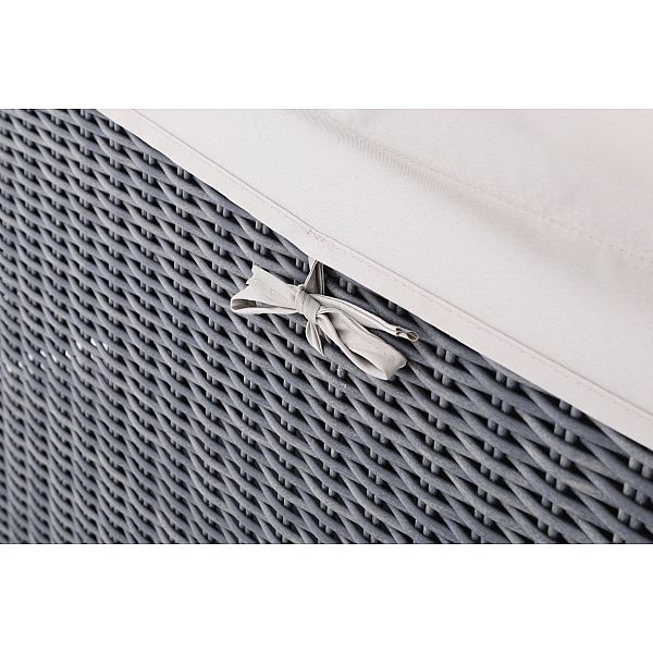 Садовий кошик з техноратангу Michigan Grey / Grey