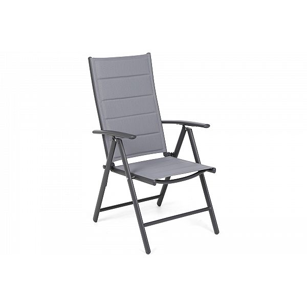 Алюмінієвий садовий стілець Ibiza Grey / Window Grey
