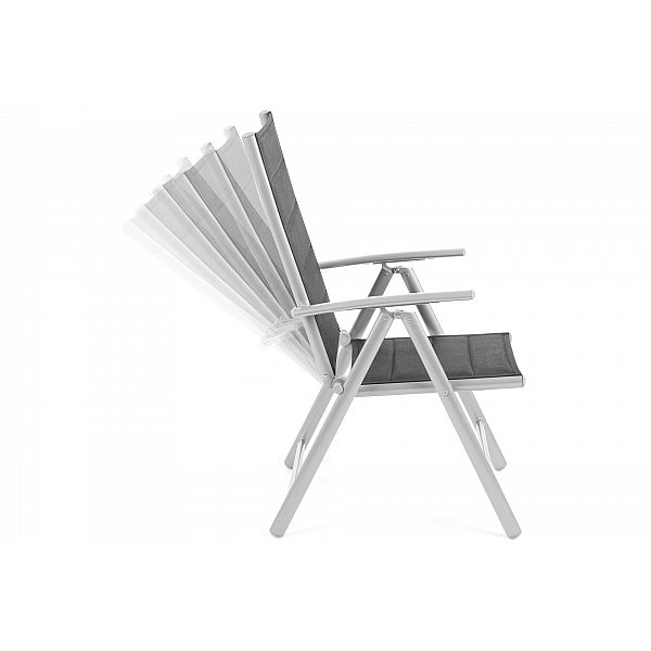 Алюминиевая садовая мебель Ontario 200+100 см Grey / Light Grey Ibiza Grey / Window Grey 12+1