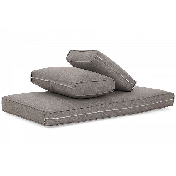 Садовый угловой диван из техноротанга Santorini Beige/Beige Melange