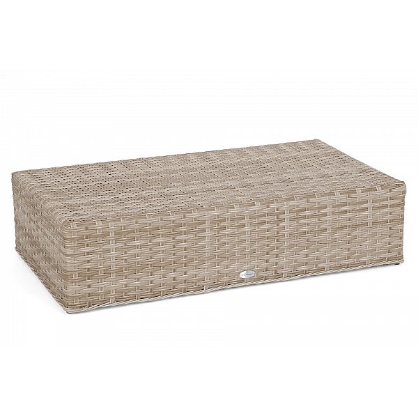 Садовый угловой диван из техноротанга Santorini Beige/Beige Melange