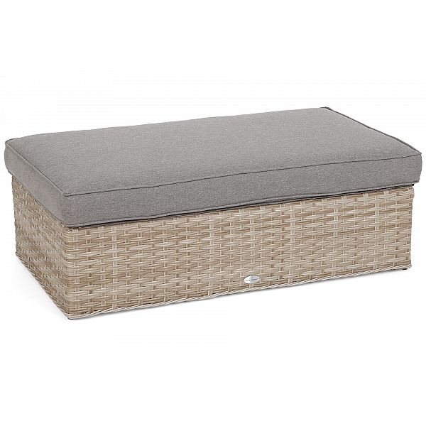 Садовый угловой диван из техноротанга Santorini Beige/Beige Melange