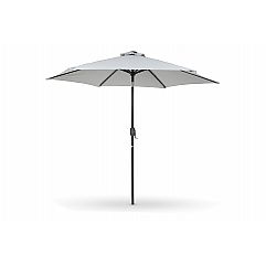 Парасолька садова кругла Malta Grey / Light Grey Ø 270 см з LED підсвічуванням