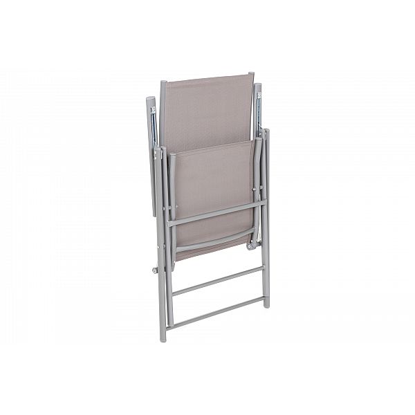 Набір садових стільців Casablanca Silver / Taupe зі столом Cuba Silver