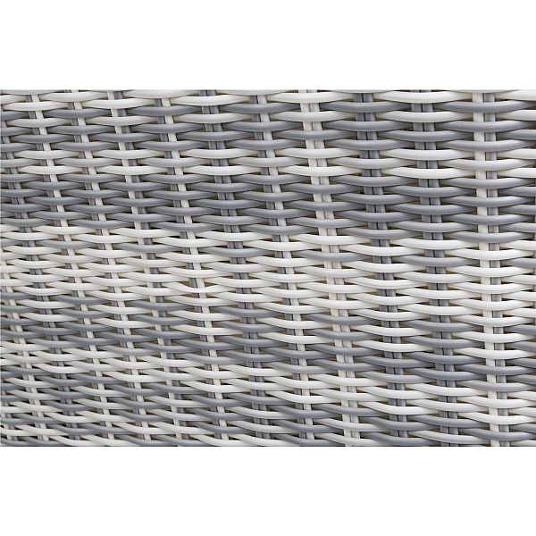 Лівий кутовий диван з техноротангу Alicante Light Grey / Grey Melange