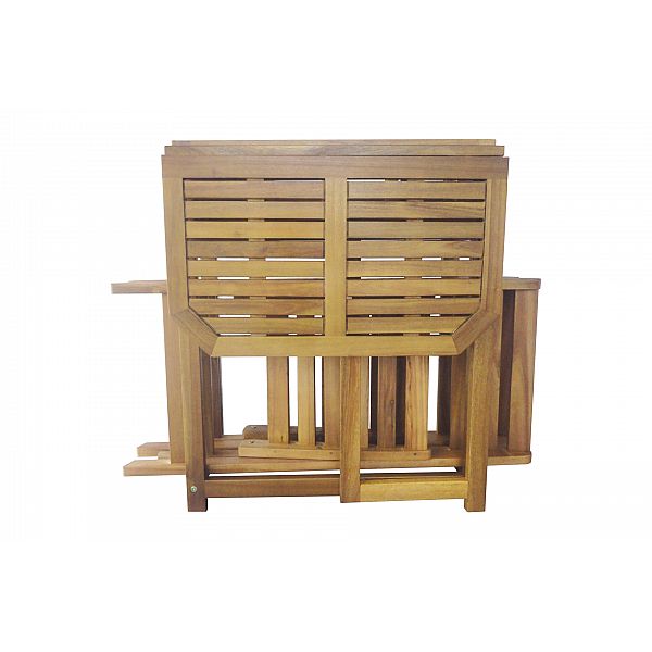 Дерев'яні садові меблі Акація з горщиком 2+1