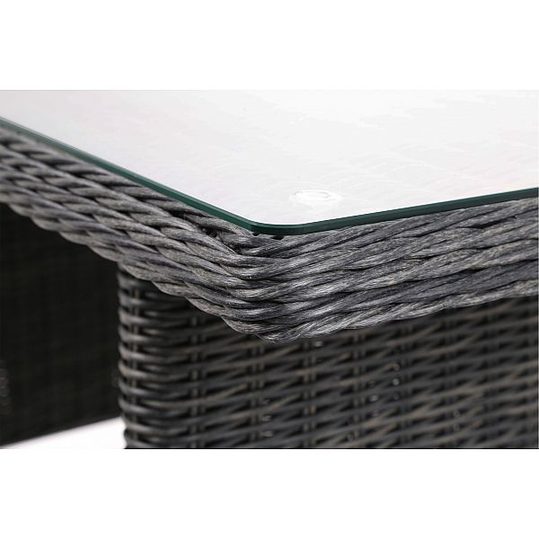 Садовий диван з техноратангу California Grey / сірий