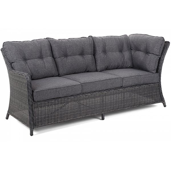 Садовий диван з техноратангу California Grey / сірий