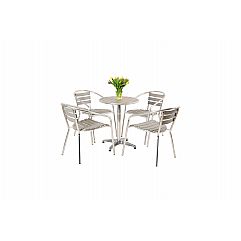 Алюмінієві садові меблі Summer Pollywood Grey 4