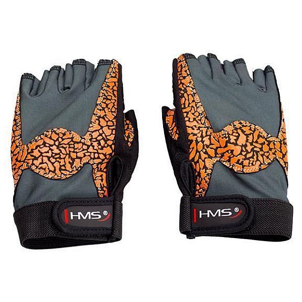 Рукавички для силових тренувань HMS RST03 розмір L, сірий-синій