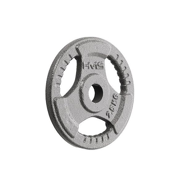 Диск чавунний з хватами 31мм HMS THM2 Hammertone 2.5кг