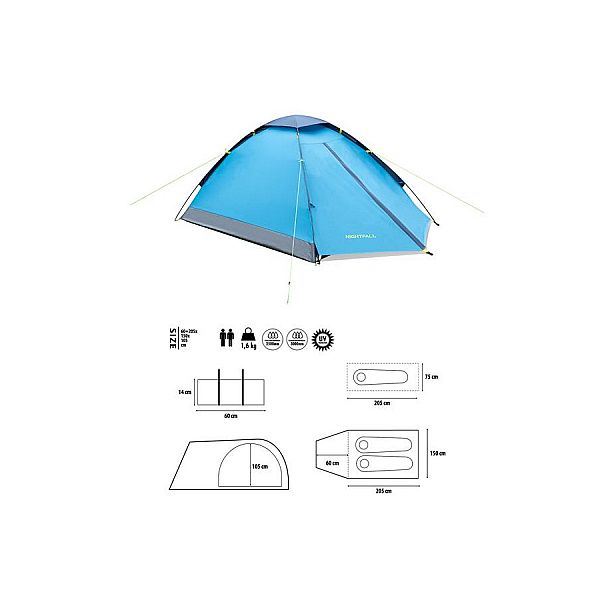 Палатка для кемпинга NILS CAMP NIGHTFALL NC6033 голубой