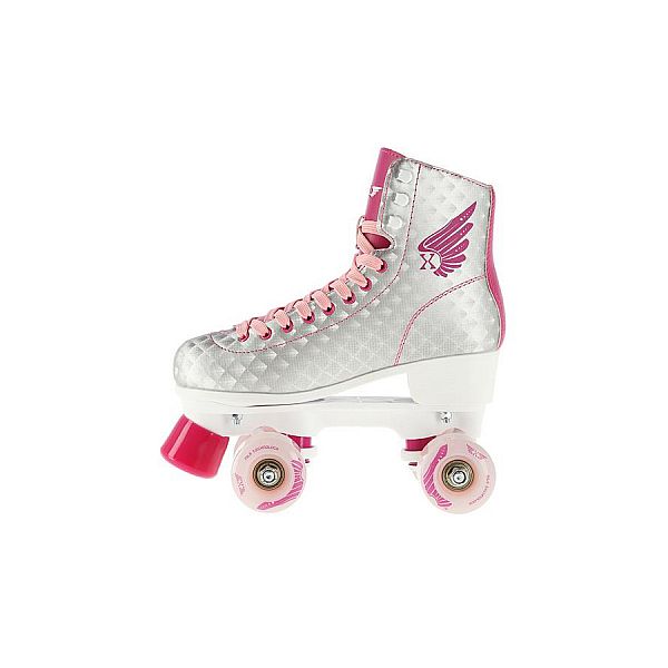 Ролики Nils Extreme NQ14198 разм. 40 серебряно-розовые