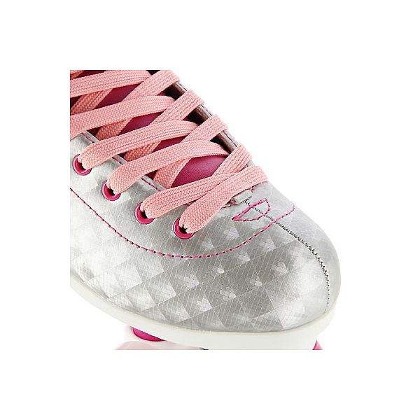 Ролики Nils Extreme NQ14198 разм. 40 серебряно-розовые