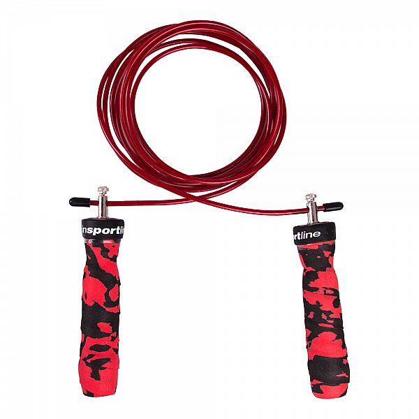 Скакалка inSPORTline Jumpkamu Color Red Camu
