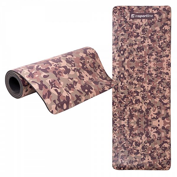 Килимок для вправ inSPORTline Camu 173x61x0,8 см Колір Сірий Камуфляж