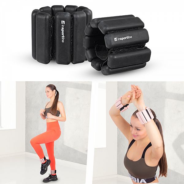 Регульовані обтяжувачі для зап'ястя/щиколотки inSPORTline Brace Color Pink