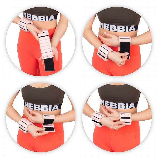 Регулируемые утяжелители на запястьях и лодыжках, цвет скобы SPORTline, черный