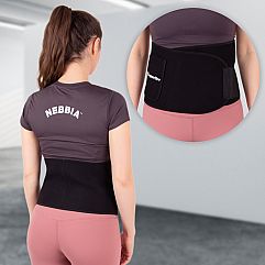 Неопреновий пояс inSPORTline Waistpire з кишенею Колір чорний, розмір M