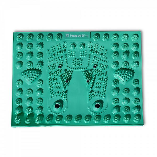 Масажний килимок для ніг inSPORTline Tilsipur 39 х 29 см Колір Зелений