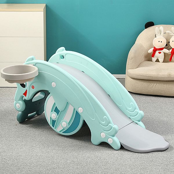 Дитячі гірки та гойдалки 3 в 1 inSPORTline Frofino Color Mint
