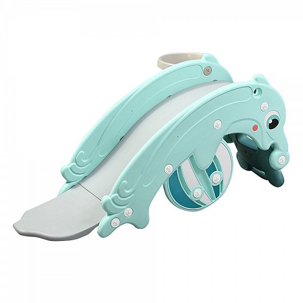 Дитячі гірки та гойдалки 3 в 1 inSPORTline Frofino Color Mint