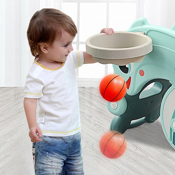 Дитячі гірки та гойдалки 3 в 1 inSPORTline Frofino Color Mint